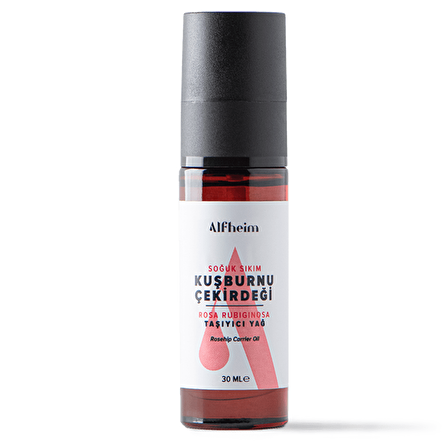 Alfheim Kuşburnu Çekirdeği Taşıyıcı Sabit Yağı/ Kuşburnu Çekirdeği Yağı/ Aromaterapi/ 30 ml